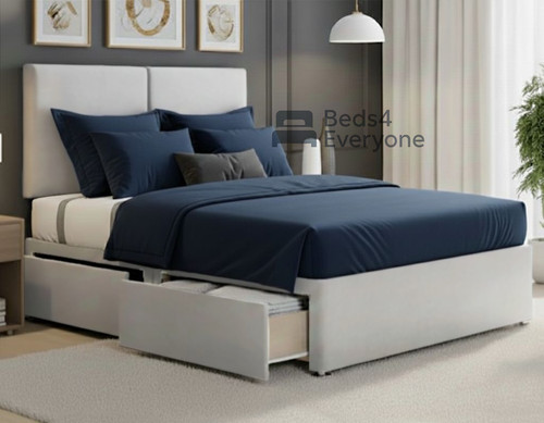 Plush velvet divan bed - divan,