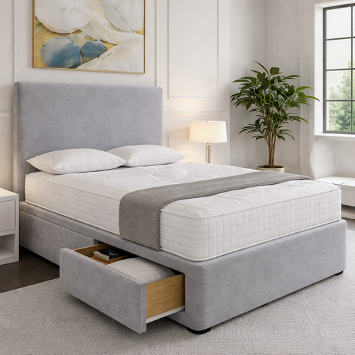 Reinforced divan bed set with - bed,