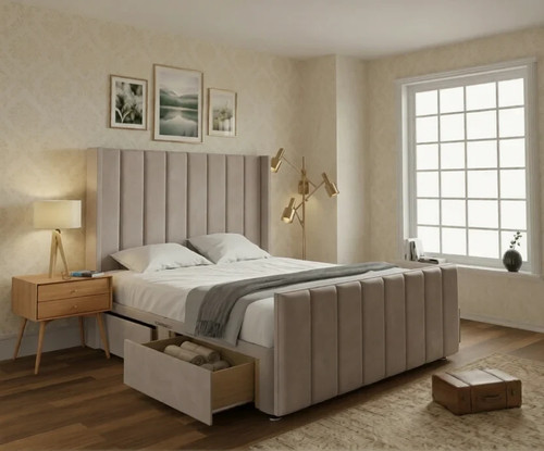 Winged divan bed - divan,