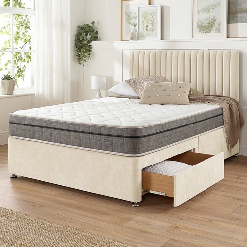 Plush divan bed set with - plush,
