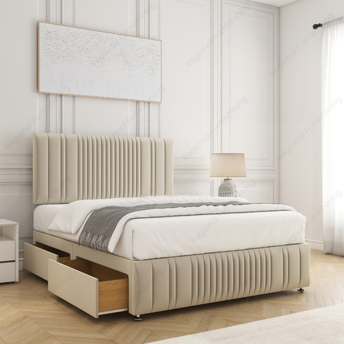 Rosie divan bed plush velvet - divan,