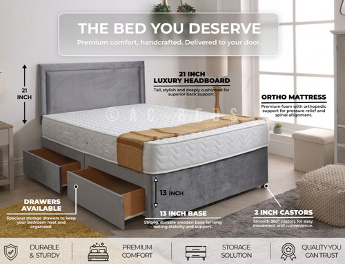 Stylish divan bed set - divan,