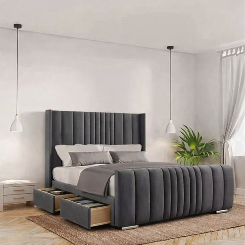 Divan bed with - with,