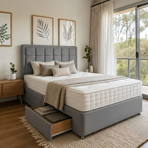 Reinforced divan bed memory - divan,
